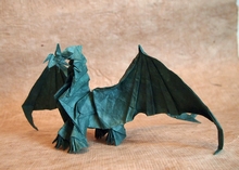 Origami Elder dragon by Tsuruta Yoshimasa on giladorigami.com