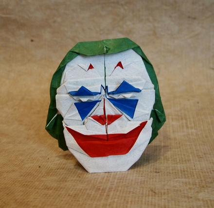 Origami Joker by Park Jong Woo on giladorigami.com