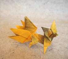 Origami Nine tailed fox by Makoto Yamaguchi on giladorigami.com