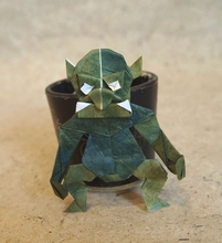 Origami Goblin by Makoto Yamaguchi on giladorigami.com