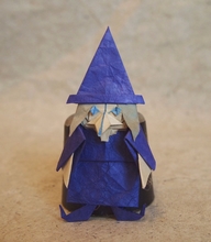 Origami Witch by Makoto Yamaguchi on giladorigami.com