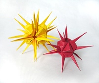 Origami Radiolaria by Miyuki Kawamura on giladorigami.com