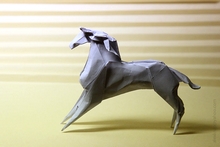 Origami Horse - Silver by Seishi Kasumi on giladorigami.com
