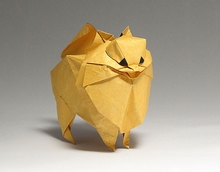 Origami Pomeranian by Kyouhei Katsuta on giladorigami.com