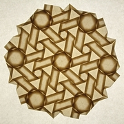 Origami Windmills tessellation by Martin Laube on giladorigami.com