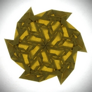 Origami Circular saw blade by Takagi Ryoichi on giladorigami.com
