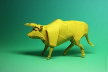 Origami Bull by Wong Po San on giladorigami.com