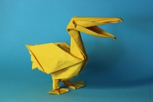 Origami Pelican by Benoit Zenker on giladorigami.com