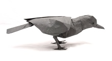 Origami Crow by Tsuda Yoshio on giladorigami.com