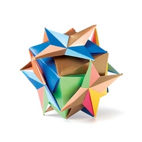Origami Compass cube by Ekaterina Lukasheva on giladorigami.com