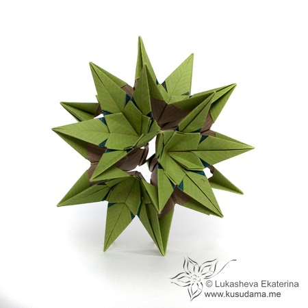 Origami Dollar Sparaxis by Ekaterina Lukasheva on giladorigami.com