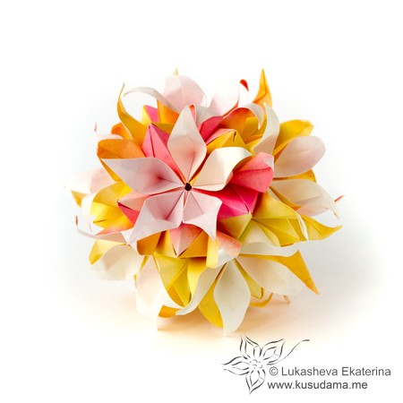 Origami Passiflora Delicata by Ekaterina Lukasheva on giladorigami.com