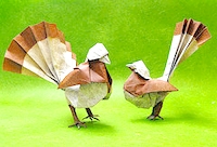 Origami Bird of origami by Sergio L. Guarachi Veliz on giladorigami.com