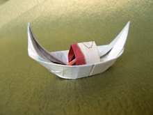 Origami Sampan by Manuel Sirgo on giladorigami.com