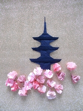 Origami Pagoda by Setsuko Yamashina on giladorigami.com