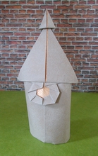 Origami Clock tower by Akira Yoshizawa on giladorigami.com