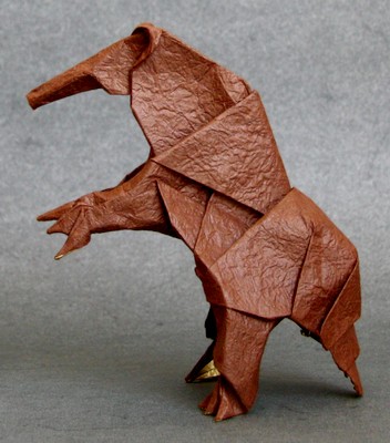 Origami Anteater by Raphael Maillot on giladorigami.com
