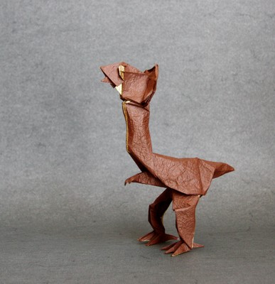 Origami Frilled lizard by Raphael Maillot on giladorigami.com