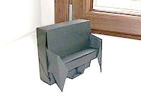 Origami Piano - upright by Neal Elias on giladorigami.com