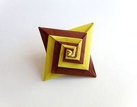 Origami Modular spiral by Tomoko Fuse on giladorigami.com
