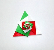 Origami Spiral decoration 3 by Tomoko Fuse on giladorigami.com