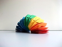 Origami Slinky by Gay Merrill Gross on giladorigami.com