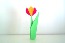 Origami Tulip by Gay Merrill Gross on giladorigami.com