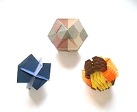 Origami Three 6-piece units by Fumiaki Kawahata on giladorigami.com