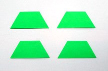 Origami Trapezium puzzle by Francesco Mancini on giladorigami.com