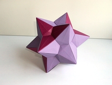 Origami Small stellated triacontahedron by Francesco Mancini on giladorigami.com