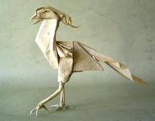 Origami Secretary bird by Roman Diaz on giladorigami.com