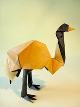Origami Emu by Gen Hagiwara on giladorigami.com