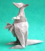 Origami Kangaroo by Gen Hagiwara on giladorigami.com