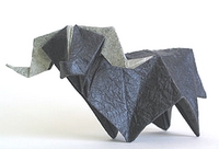 Origami Water buffalo by Kunihiko Kasahara on giladorigami.com