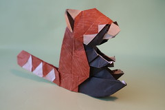 Origami Red panda by Kyouhei Katsuta on giladorigami.com