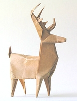 Origami Deer by John Montroll on giladorigami.com
