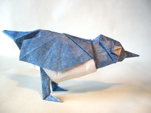 Origami Flycatcher by Miyajima Noboru on giladorigami.com