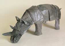 Origami Rhinoceros by Nicolas Terry on giladorigami.com