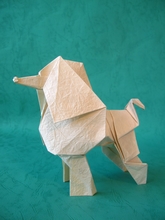 Origami Poodle by Yoo Tae Yong on giladorigami.com