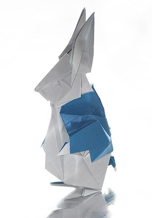 Origami White rabbit by Imai Kota on giladorigami.com