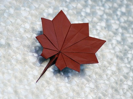 Origami Fullmoon maple leaf by Seishi Kasumi on giladorigami.com