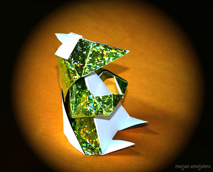 Origami Kappa - Kun chick by Kimura Yoshihisa on giladorigami.com