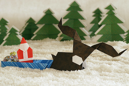 Origami Sleigh by Keiji Kitamura on giladorigami.com