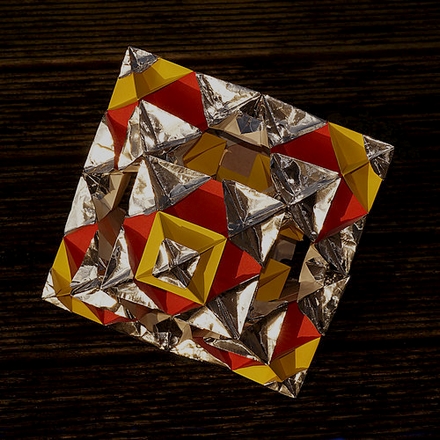 Origami Fractal octahedron by Denver Lawson on giladorigami.com