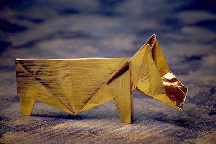 Origami Hippopotamus by James M. Sakoda on giladorigami.com