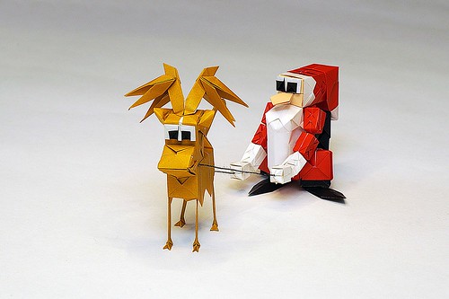 Origami Reindeer by Carlos Gonzalez Santamaria (Halle) on giladorigami.com