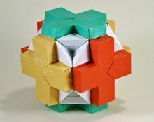 Origami Hyper-frustrated swiss cube by Martin Sejer Andersen on giladorigami.com