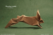 Origami Rabbit by Anita F. Barbour on giladorigami.com
