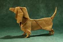 Origami Dachshund by Steven Casey on giladorigami.com