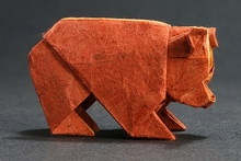 Origami Bear - square by Edwin Corrie on giladorigami.com